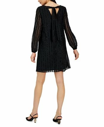 INC International Concepts Women's Long-Sleeve Shift Dress, Created For Macy's 4 INC International Concepts Women's Long-Sleeve Shift Dress, Created For Macy's - Image 2