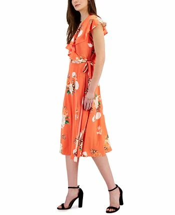 INC International Concepts Women's Side-Tie Wrap Dress, Created For Macy's 5 INC International Concepts Women's Side-Tie Wrap Dress, Created For Macy's - Image 3