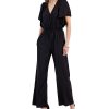 INC International Concepts Women's V-Neck Flutter-Sleeve Jumpsuit, Created For Macy's -Adrianna Papell Sales Shop 22981686 fpx