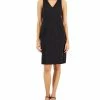 Anne Klein Women's Compression V-Neck Sheath Dress -Adrianna Papell Sales Shop 22986627 fpx