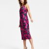 Bar III Women's Printed Sleeveless Midi Slip Dress, Created For Macy's