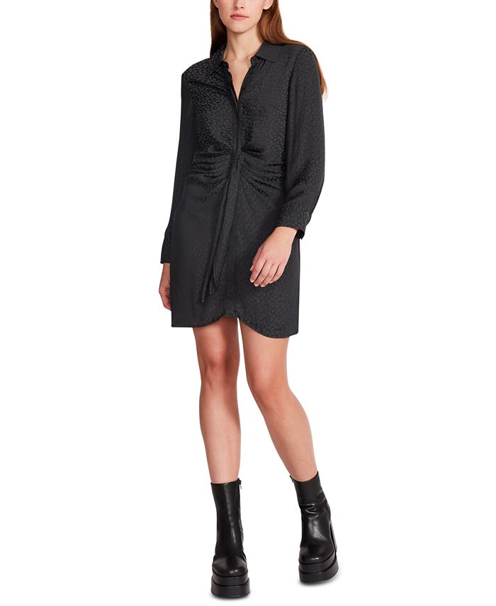 Women's Curious Leopard-Print Twist-Front Dress Steve Madden Women's Curious Leopard-Print Twist-Front Dress -Adrianna Papell Sales Shop