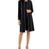 Kasper Women's Long Sleeve Seamed Topper Jacket & Sheath Dress -Adrianna Papell Sales Shop 23022970 fpx