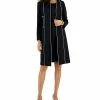 Kasper Women's Long Sleeve Seamed Topper Jacket & Sheath Dress -Adrianna Papell Sales Shop 23022970 fpx