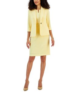 Kasper Women's Single-Button Blazer & Shift Dress