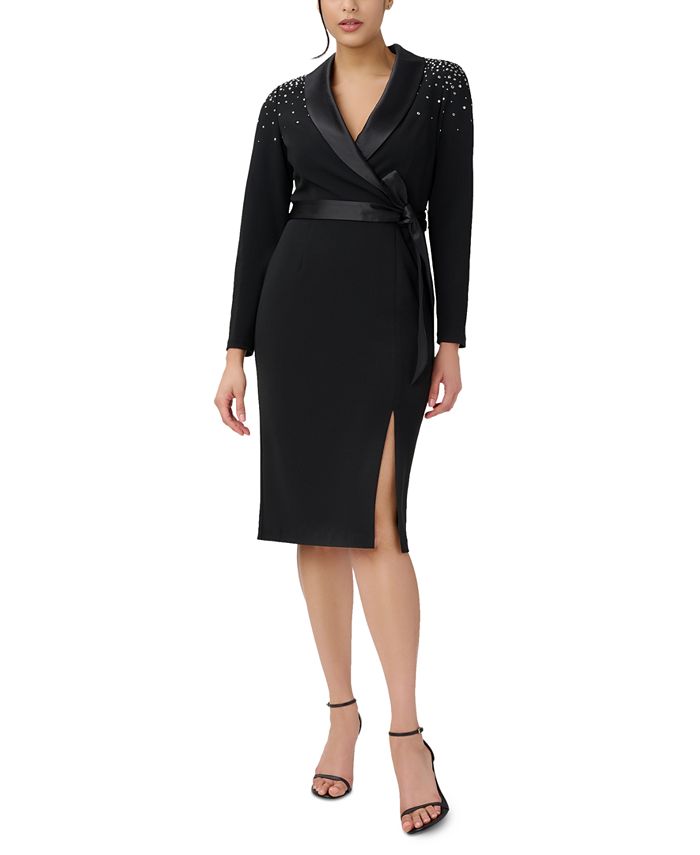 Women's Tuxedo Sheath Dress Adrianna Papell Women's Tuxedo Sheath Dress -Adrianna Papell Sales Shop