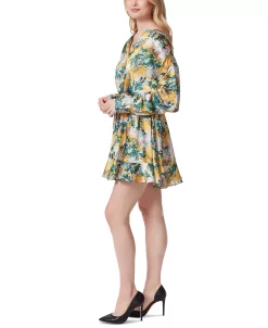 Jessica Simpson Women's Shiloh Printed Shirt Dress -Adrianna Papell Sales Shop 23034975 fpx