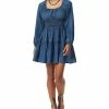 Sam Edelman Women's Lora Cotton Smocked Bustier Pullover Dress -Adrianna Papell Sales Shop 23101075 fpx