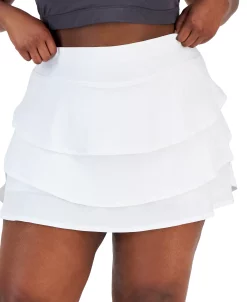 ID Ideology Flounce Skort, XS-4X, Created For Macy's -Adrianna Papell Sales Shop 23101264 fpx
