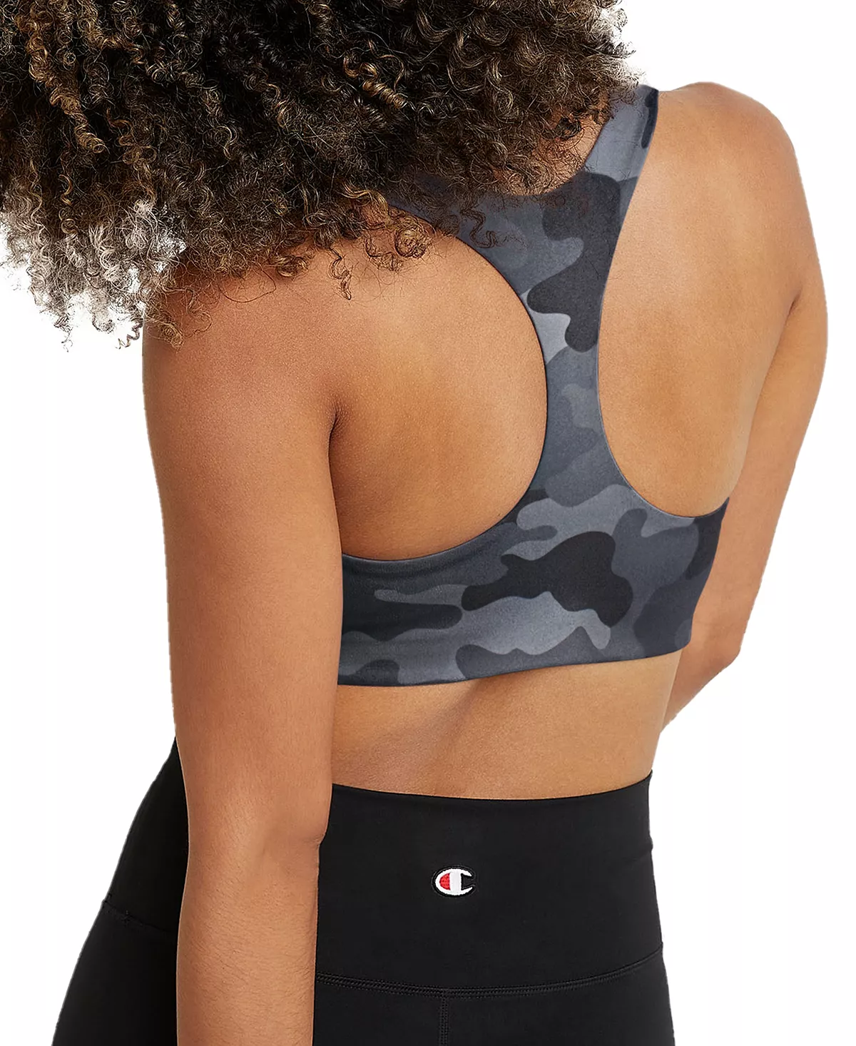 Champion Women's Soft Touch Camo Light-Support Sports Bra 4 Champion Women's Soft Touch Camo Light-Support Sports Bra - Image 2