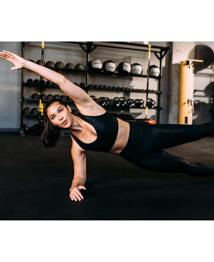 Women's Faux Leather Soft Touch 7/8 Tights Champion Women's Faux Leather Soft Touch 7/8 Tights -Adrianna Papell Sales Shop