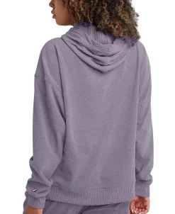 Champion Women's Soft Touch Ribbed Mix Hoodie -Adrianna Papell Sales Shop 23137891 fpx