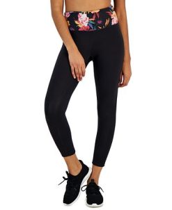 ID Ideology Petite Serena Floral Reversible 7/8 Leggings 6 ID Ideology Petite Serena Floral Reversible 7/8 Leggings -Adrianna Papell Sales Shop 23146314 fpx