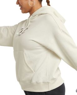 Champion Women's Powerblend Fleece Logo Hoodie -Adrianna Papell Sales Shop 23185892 fpx