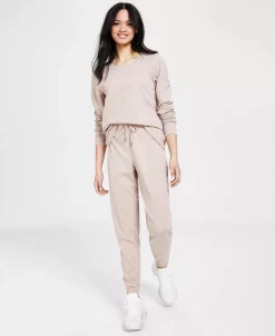ID Ideology Women's Retro Recycled Jogger Pants, Created For Macy's -Adrianna Papell Sales Shop 23232788 fpx