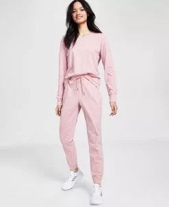 ID Ideology Women's Retro Recycled Jogger Pants, Created For Macy's -Adrianna Papell Sales Shop 23232790 fpx