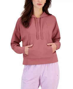 ID Ideology Women's Drop-Shoulder Pouch-Pocket Hoodie, Created For Macy's -Adrianna Papell Sales Shop 23233471 fpx