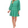 CeCe Sakura Delight Puff-Sleeve Dress 2 CeCe Sakura Delight Puff-Sleeve Dress -Adrianna Papell Sales Shop 23234583 fpx