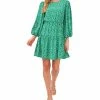 CeCe Sakura Delight Puff-Sleeve Dress 1 CeCe Sakura Delight Puff-Sleeve Dress -Adrianna Papell Sales Shop 23234583 fpx