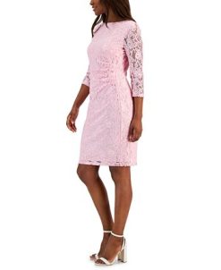 Kasper Women's Laurissa Lace 3/4-Sleeve Sheath Dress -Adrianna Papell Sales Shop 23306638 fpx