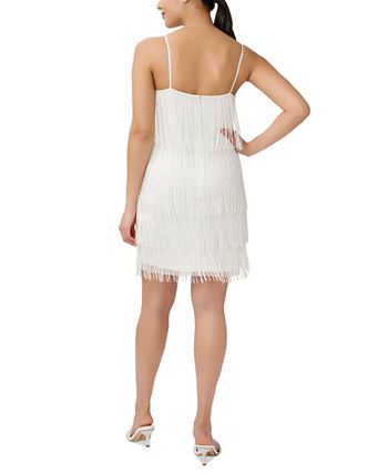 tite Beaded Fringe Shift Dress Adrianna Papell Tite Beaded Fringe Shift Dress -Adrianna Papell Sales Shop