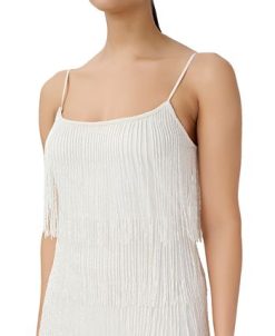 Adrianna Papell Tite Beaded Fringe Shift Dress 4 Adrianna Papell Tite Beaded Fringe Shift Dress -Adrianna Papell Sales Shop 23334455 fpx