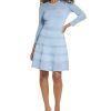 Vince Camuto Women's Pointelle-Trimmed Knit Dress 2 Vince Camuto Women's Pointelle-Trimmed Knit Dress -Adrianna Papell Sales Shop 23360800 fpx