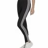 ADIDAS Women's High Waist Three Stripe Pull-On Leggings 1 ADIDAS Women's High Waist Three Stripe Pull-On Leggings -Adrianna Papell Sales Shop 23367928 fpx