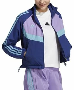 ADIDAS Women's Tiro Woven Zip-Up Drawstring Waist Track Jacket -Adrianna Papell Sales Shop 23368688 fpx