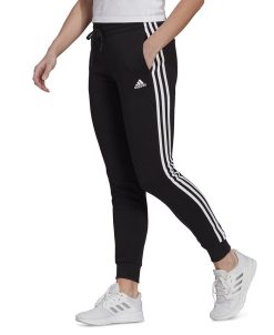 ADIDAS Women's 3-Stripe Cotton Fleece Sweatpant Jogger