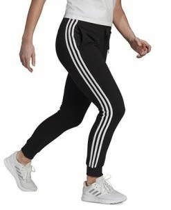 ADIDAS Women's 3-Stripe Cotton Fleece Sweatpant Jogger -Adrianna Papell Sales Shop 23411601 fpx