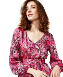 INC International Concepts Women's Paisley V-Neck Dress, Created For Macy's 10 INC International Concepts Women's Paisley V-Neck Dress, Created For Macy's -Adrianna Papell Sales Shop 23440145 fpx