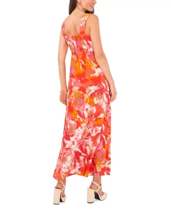 Vince Camuto Women's Printed Sleeveless Tiered Maxi Dress -Adrianna Papell Sales Shop 23441060 fpx