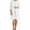 Kasper Women's Scalloped-Edge Long Jacket Topper & Jacquard Empire-Seamed Sheath Dress -Adrianna Papell Sales Shop 23490984 fpx