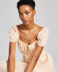 And Now This Women's Milkmaid Tiered Midi Dress 10 And Now This Women's Milkmaid Tiered Midi Dress -Adrianna Papell Sales Shop 23519372 fpx