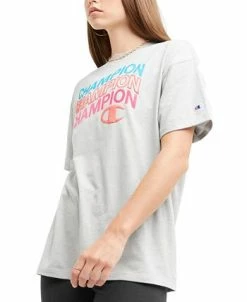 Champion Women's Classic Oversized Crewneck Logo Tee -Adrianna Papell Sales Shop 23524376 fpx