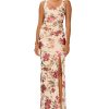 Adrianna Papell Women's Floral-Print Ruched Gown 2 Adrianna Papell Women's Floral-Print Ruched Gown -Adrianna Papell Sales Shop 23531212 fpx