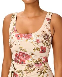 Adrianna Papell Women's Floral-Print Ruched Gown -Adrianna Papell Sales Shop 23531214 fpx