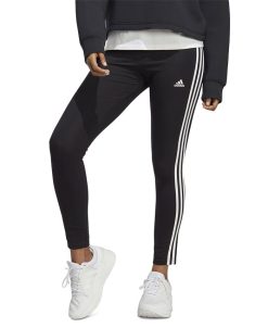 ADIDAS Women's Essentials High-Waist 3-Stripes Jersey Leggings