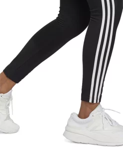 ADIDAS Women's Essentials High-Waist 3-Stripes Jersey Leggings -Adrianna Papell Sales Shop 23531844 fpx