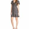 Michael Kors Women's Giraffe-Print Tie Cutout Dress -Adrianna Papell Sales Shop 23556026 fpx