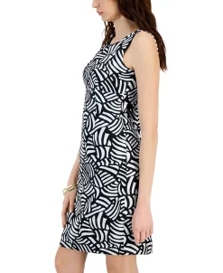 Kasper Jacquard Sleeveless Sheath Dress -Adrianna Papell Sales Shop 23561127 fpx