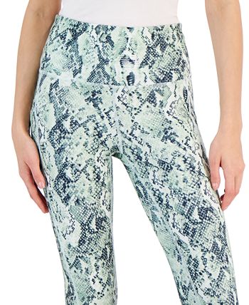 Women's Snake-Print Cropped High-Rise Leggings, Created For Macy's ID Ideology Women's Snake-Print Cropped High-Rise Leggings, Created For Macy's -Adrianna Papell Sales Shop