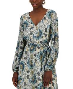 INC International Concepts Women's Printed Maxi Dress, Created For Macy's -Adrianna Papell Sales Shop 23587712 fpx