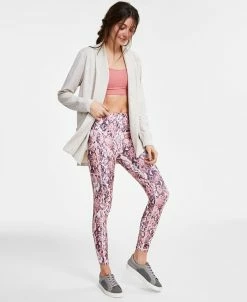 ID Ideology Women's Butter French Cardigan, Sports Bra & 7/8 Leggings, Created For Macy's