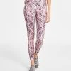 ID Ideology Women's Snake-Print High-Rise Compression Leggings, Created For Macy's -Adrianna Papell Sales Shop 23610663 fpx