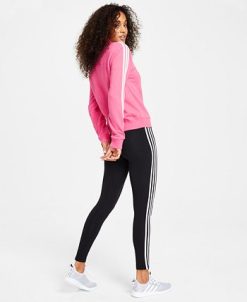 ADIDAS Women's Cotton 3-Stripes Quarter-Zip Sweatshirt 6 ADIDAS Women's Cotton 3-Stripes Quarter-Zip Sweatshirt -Adrianna Papell Sales Shop 23610741 fpx