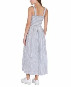 Black Tape Women's Sleeveless Long Smocked Maxi Dress -Adrianna Papell Sales Shop 23625987 fpx