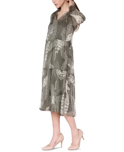 Black Tape Women's Long-Sleeve Tiered Midi Dress 10 Black Tape Women's Long-Sleeve Tiered Midi Dress -Adrianna Papell Sales Shop 23629180 fpx