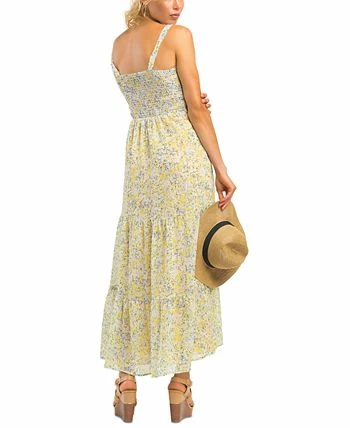 Black Tape Women's Sleeveless Smocked-Detail Tiered Maxi Dress 4 Black Tape Women's Sleeveless Smocked-Detail Tiered Maxi Dress - Image 2